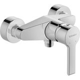 Duravit B24230 B.2 Douchekraan opbouw voor 1 consument, eengreepsmengkraan met keramisch mengsysteem, chroom