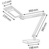 Bureaulamp - Zwart - Metaal