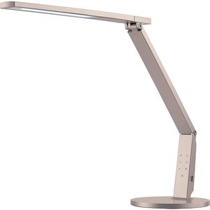 Hansa LED-bureaulamp VARIO PLUS, hoogte 540 mm, champagne