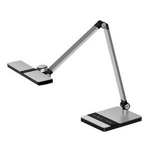 Hansa LED-tafellamp Nimbus, dimbaar, zilverkleurig, 600 lm
