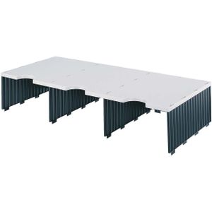 styrodoc Aufbau Jumbo 3er sw. 3 Fächer