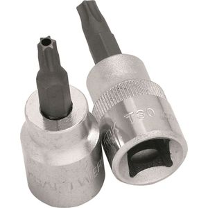 Kraftwerk 205310 3/8 inch TX-bit-socket T10 met boring