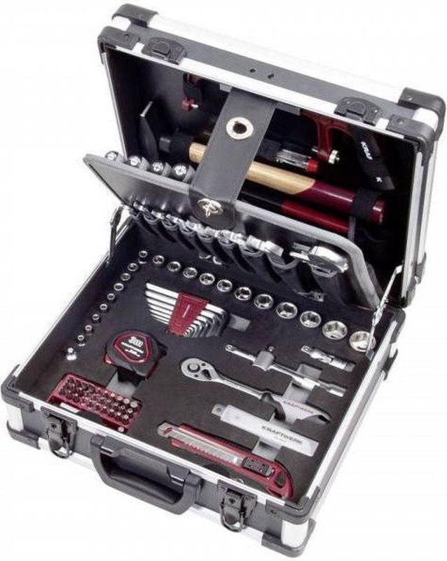 Kraftwerk - Gereedschapskoffer - 102-Delige Set - Aluminium