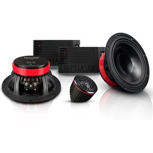 Emphaser ECP-M6 - Autospeakers - 16,5cm 2 weg composet - 165mm luidsprekers - Autoboxen - 120 Watt RMS