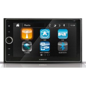 Xzent X-422 - 2-DIN Multimedia systeem, Bluetooth, DAB+, USB, Navigatie - Autoradio