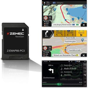 Zenec Z-EMAP66-PC3 | Navigatie software SD-kaart - Z-N956, Z-N965 en Z- N966