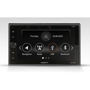 Xzent X-427 - 2-DIN Autoradio met DAB - US - BT en HDMI - Navigatie Optioneel