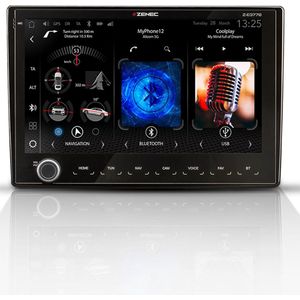Zenec - Z-E3776 - Autoradio - Pasklare voor Fiat Ducato - Citroën Jumper - Peugeot Boxer - Apple CarPlay - Android Auto - USB - Bluetooth - DAB+