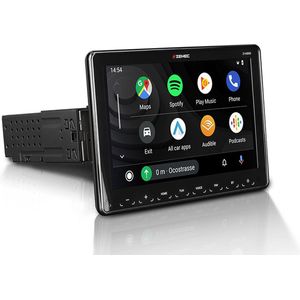 Zenec Z-N875 - Autoradio - 1-DIN - 9 inch scherm - Apple Carplay - Android Auto - BT - DAB - USB