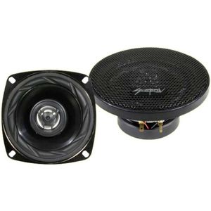 Spectron - SP-S24X - 2-Weg Speakerset - 10cm - PP-Membraam - Verchroomde Staal Korf