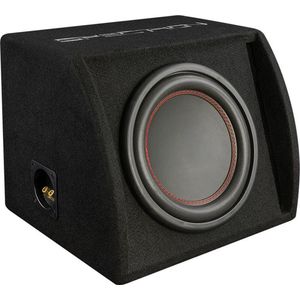 Spectron SP-RS25 - Autosubwoofer - Passieve subwoofer in kist - 10 inch - 25cm - Goedkope subwoofer - bassreflex behuizing - 200 Watt RMS - 4 Ohm