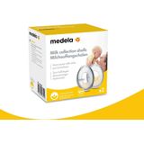 Medela Lekschalen helpt als je andere borst veel lekt bij het borstvoeden met het opvangen van de melk - 2 stuks