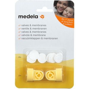 Medela Vacuumset, 2x klephuis + 6x membraan