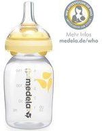 MEDELA Babyflasche 150ml mit Calma Sauger für gesamte Stillzeit, Muttermilchflasche, Spülmaschinen-, mikrowellen- und gefrierfest
