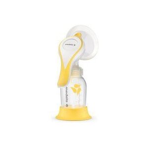 Medela 101041153 Harmony handmatige borstkolf, compact Zwitsers ontwerp met Personal Fit Flex borstschild en 2-fasenexpressietechnologie, 1 eenheid (verpakking van 1)