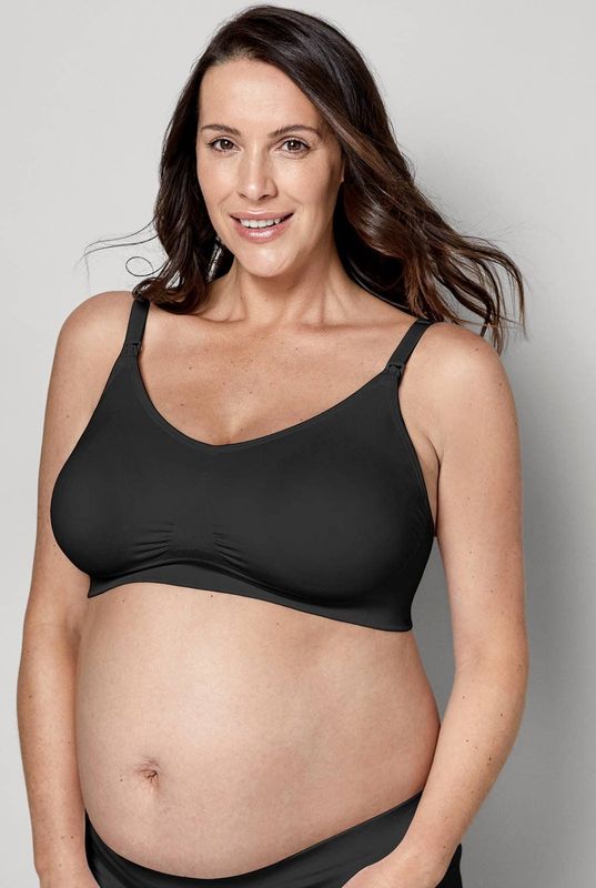 Medela Keep Cool Naadloze zwangerschaps- en borstvoedingsbeha met 6 ademende zones, zachte en elastische stof en extra ondersteuning