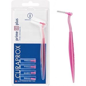 Curaprox Prime Plus 08 met houder - Roze