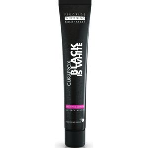 Curaprox - Black is White - Tandpasta - Whitening - Fluoride - Actieve Koolstof