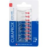 Curaprox Prime Refill Vervangende Interdentalborstels-Tandenragers in Blisterverpakking CPS 07 0,6 - 2,2 mm 8 ks 1 st