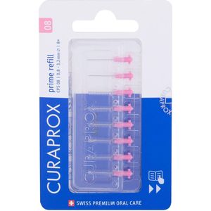 Curaprox Interdentale Rager Prime Navulling CPS 08 Roze 3,2mm 8 stuks