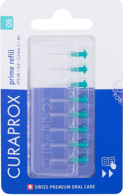 Curaprox Prime Refill 06 | 2,2mm Ø | 8 stuks