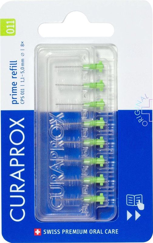 Curaprox Prime Refill 011 - Ragers - 5,0mm - 8 stuks