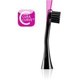 Curaprox Opzetborstels Black is White Hydrosonic - Borstel - Carbon - 2 stuks