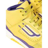 Bally - Hoge Vetersneakers - Geel - Leer