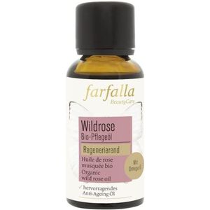 farfalla Wildrose biologische verzorgingsolie - vocht - 100% gecertificeerde natuurlijke cosmetica, 30 ml