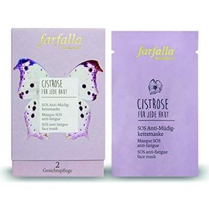 farfalla Cistrose voor elke huid, SOS anti-vermoeidheidsmasker, tray/dispenser, 10 x 7 ml