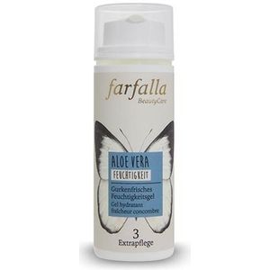 farfalla - Aloë Vera & Komkommerextract - Vochtvloeistof - 50 ml - Intensieve Huidverzorging