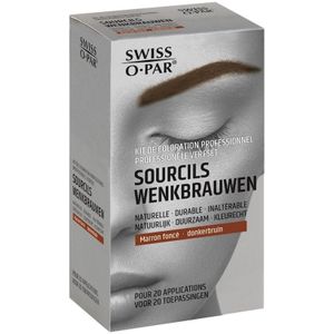 Swiss-o-Par Professionele Verfset Wenkbrauwen Bruin 1 set