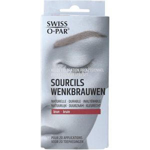 Swiss-o-Par Professionele Verfset Wenkbrauwen Bruin 1 set