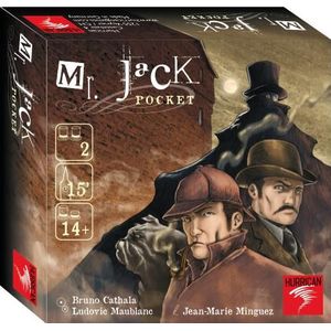 Mr. Jack Pocket Detective kaartspel - Hurrican Games | Voor 2 spelers vanaf 12 jaar | Speelduur ca. 15 minuten