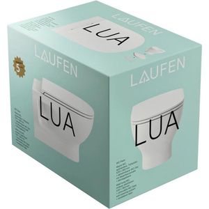 Laufen Lua wandclosetpack 45x55x39cm spoelrandloos Keramiek Glans Wit h8660800000001