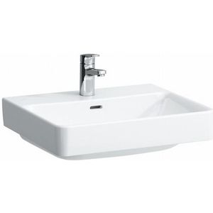 Pro s Waschtisch, 1 Hahnloch, mit Überlauf, 600x465mm, - Laufen