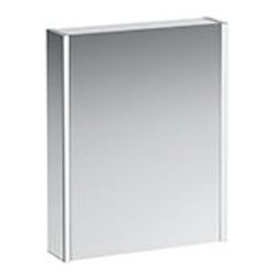 Laufen Frame 25 spiegelkast met 1 deur met LED verlichting 60x15x75cm links met sensor schakelaar H4084019001441