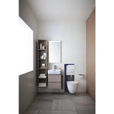 Laufen Cleanet RIVA Douche WC 35.5x60x41.5cm diepspoel incl. closetzitting met deksel en softclose keramiek Glans Wit H8206914000001