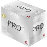 Laufen Pro Pack Wandcloset - 39.7x55.7x46.5cm - diepspoel - slimseat - softclose - montage tape - EASYFIT bevestigingsset - keramiek/duroplast - wit H8669530000001