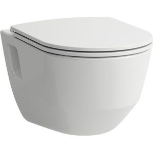 Pro - Wand-WC mit Sitz Slim, SlowClose, Rimless, weiß H8669540000001 - Laufen