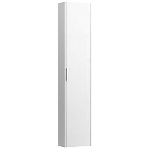 Laufen - base Hochschrank, 1 Tür, Soft Close, Scharnier rechts,