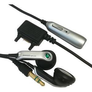 Sony Ericsson HPM-64 (Geen ruisonderdrukking, Bedraad), Koptelefoon, Zilver