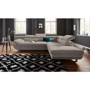 COTTA Ecksofa "Enterprise L-Form", mit Arm- & Kopfteilverstellung, wahlweise mit Bettfunktion
