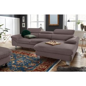 COTTA Ecksofa "Driver L-Form", mit Kopfteilverstellung, wahlweise mit Bettfunktion & Bettkasten
