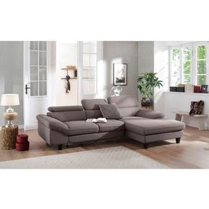 Home affaire Ecksofa »Pilot L-Form«, mit Kopfteilverstellung, optional Bettfunktion und Bettkasten