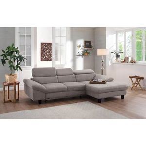 Home affaire Ecksofa "Pilot L-Form", mit Kopfteilverstellung, wahlweise mit Bettfunktion & Bettkasten