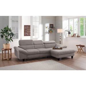 Home affaire Ecksofa »Pilot L-Form«, mit Kopfteilverstellung, wahlweise mit Bettfunktion & Bettkasten