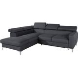 COTTA Ecksofa "Sammy L-Form", inklusive Kopfteilverstellung, wahlweise mit Bettfunktion
