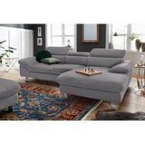 COTTA Ecksofa "Driver L-Form", mit Kopfteilverstellung, wahlweise mit Bettfunktion