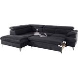 COTTA Ecksofa "Caluso L-Form", inklusive Kopfteilverstellung, wahlweise mit Bettfunktion